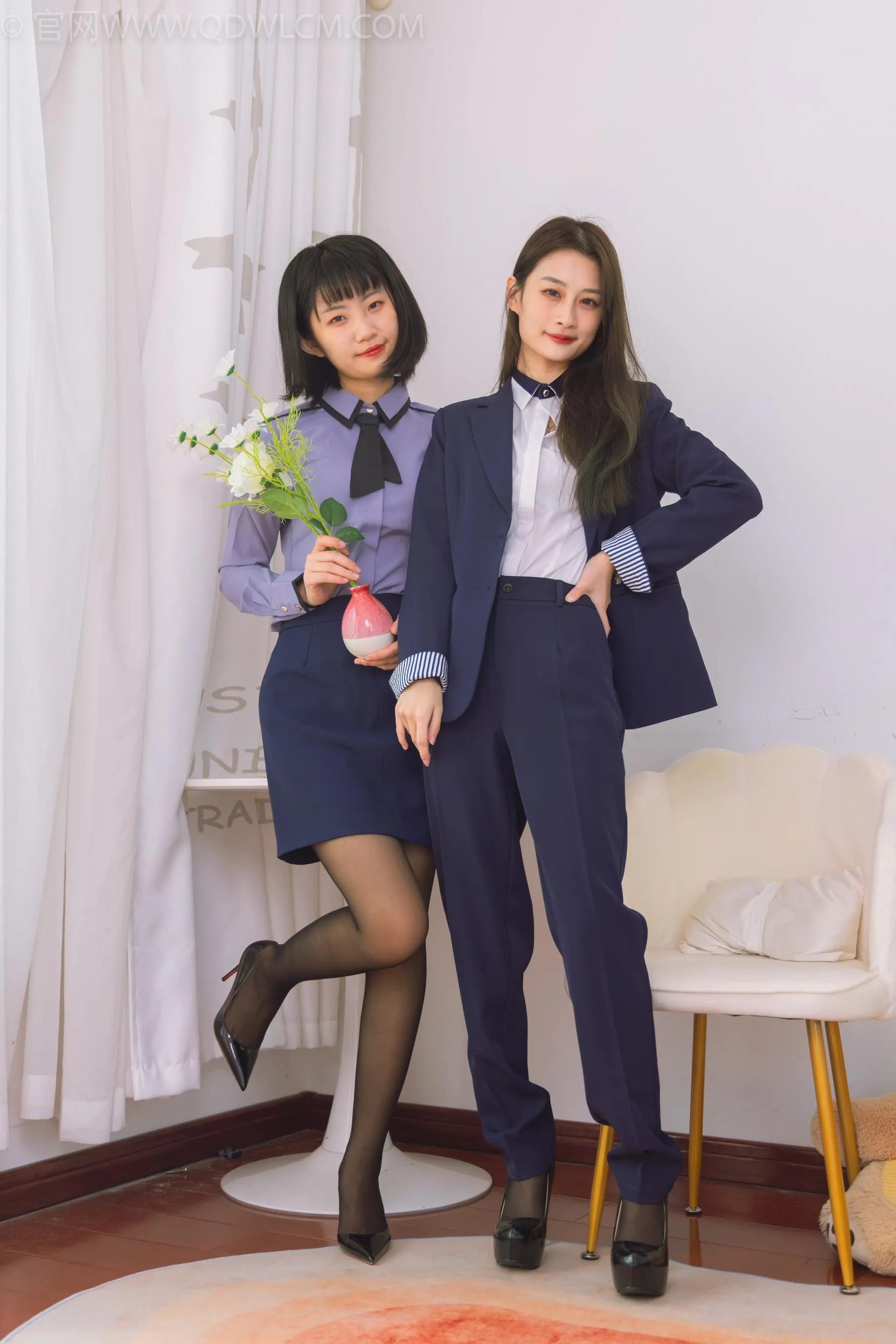 物恋传媒 NO.1498 暗月卿卿-办公室闺蜜 [151P]插图9